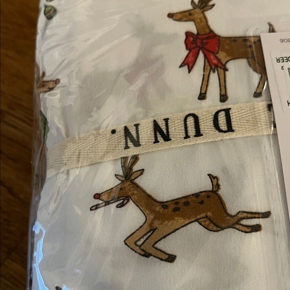 NWT Rae Dunn Reindeer Full Sheet Set - Picture 5 of 5